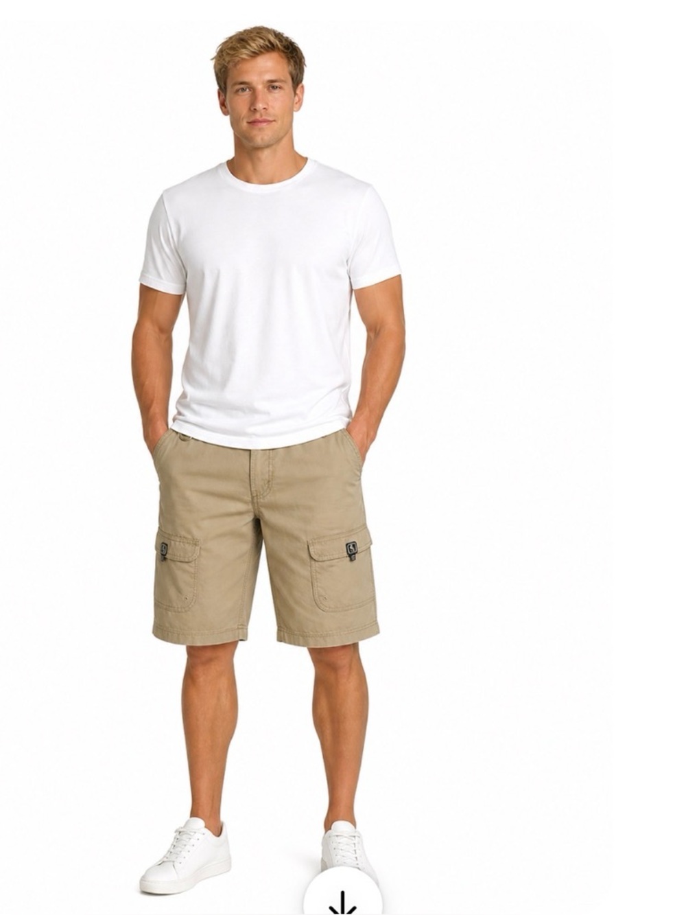 Hook & Tackle Men's Barrier Reef Cargo Shorts Khaki Size 40 New with Tags